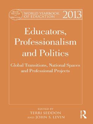 cover image of World Yearbook of Education 2013
